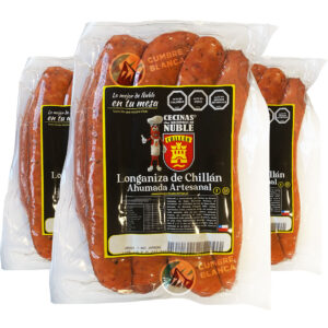 PACK Longaniza de Chillán Artesanal Ahumada 3 Kg